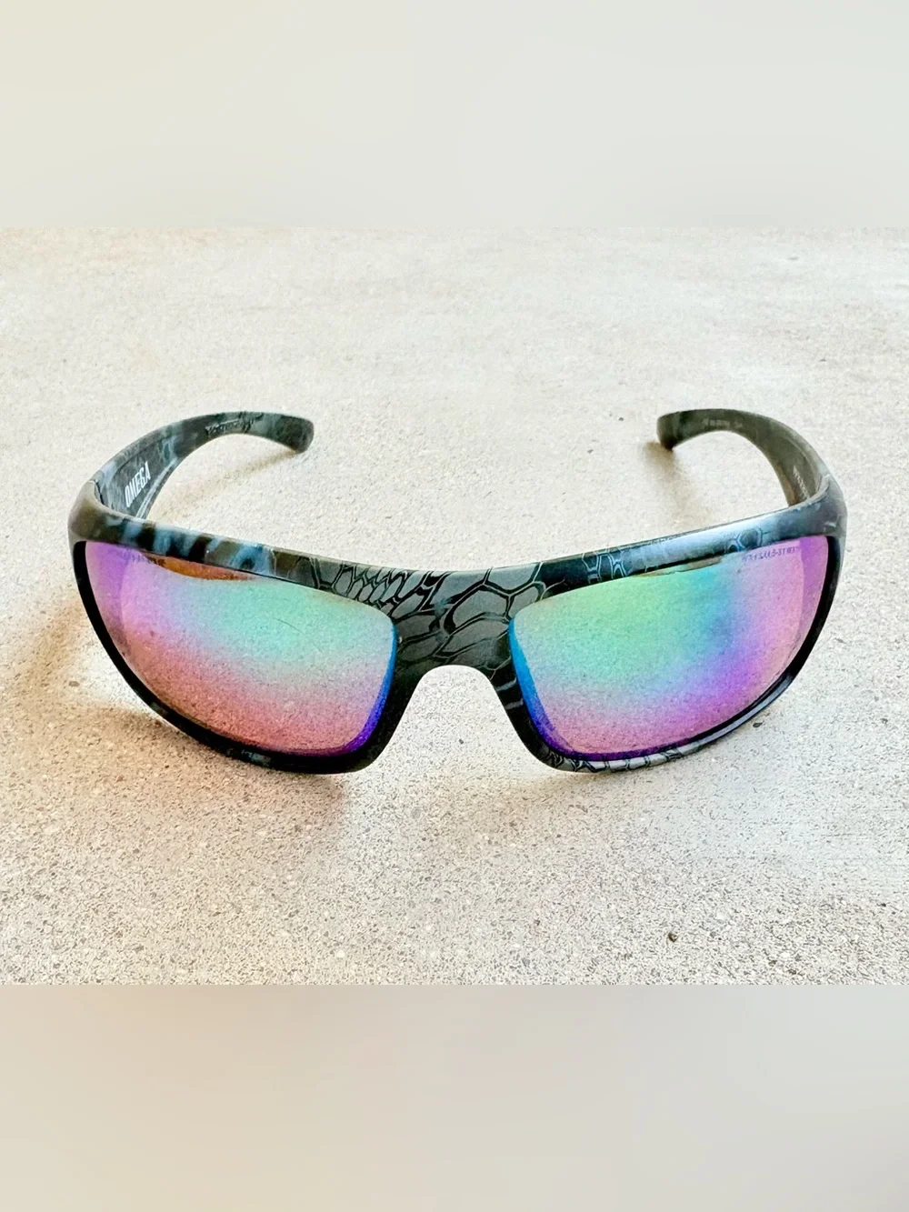 WILEY X OMEGA Polarized Mirror Lens Wrap Around Sunglasses WX Z87-2+